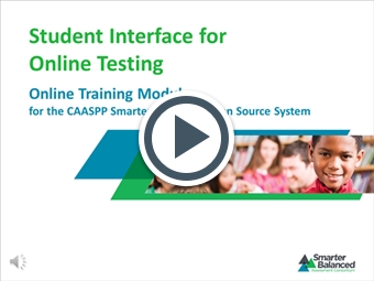 Student Interface for Online Testing