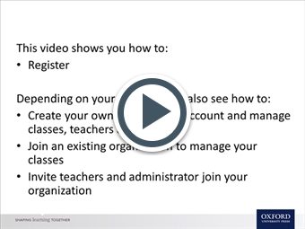 Tutorial for teachers: How to register at www.oxfordlearn.com and ...