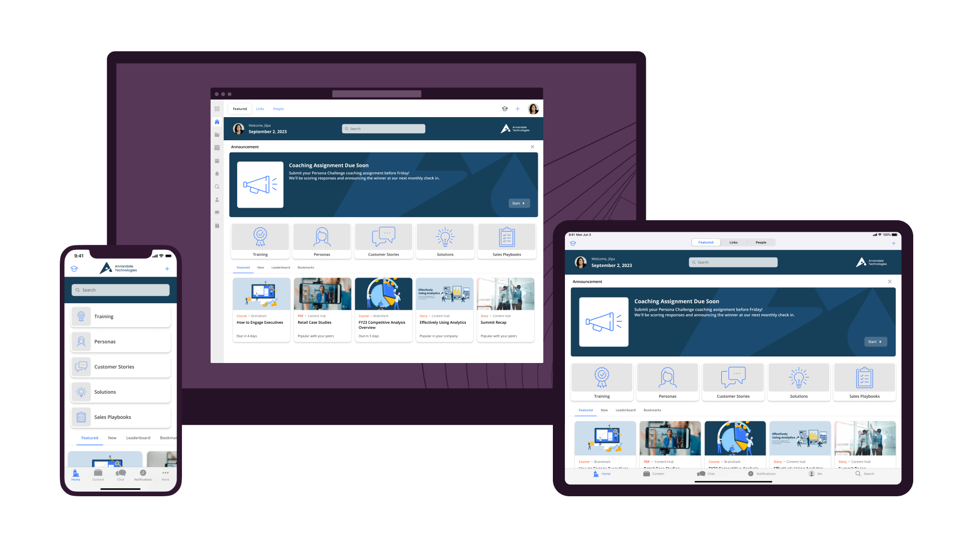 Bigtincan content portal