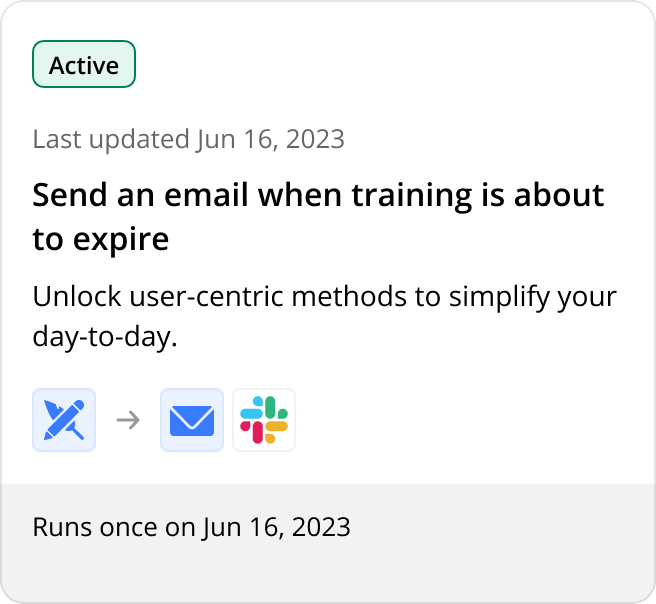 scorecards actions for slack and teams